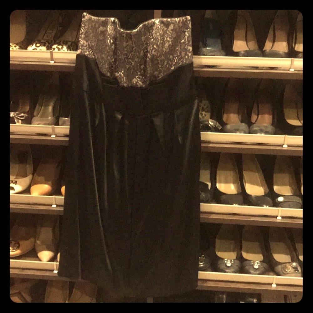 Strapless White House Black Market dress